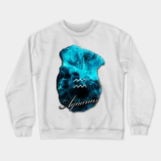 Zodiac Stone - Aquarius Crewneck Sweatshirt